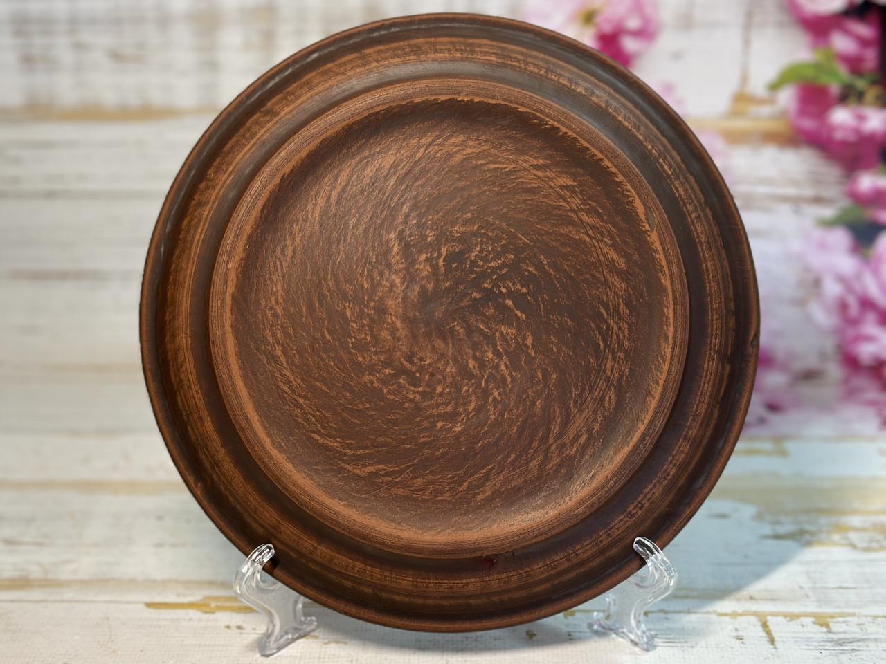 Тарелка глиняная 21 см (2437052067) - фото 2 Тарелка глиняная 21 см (2437052067) - фото 2