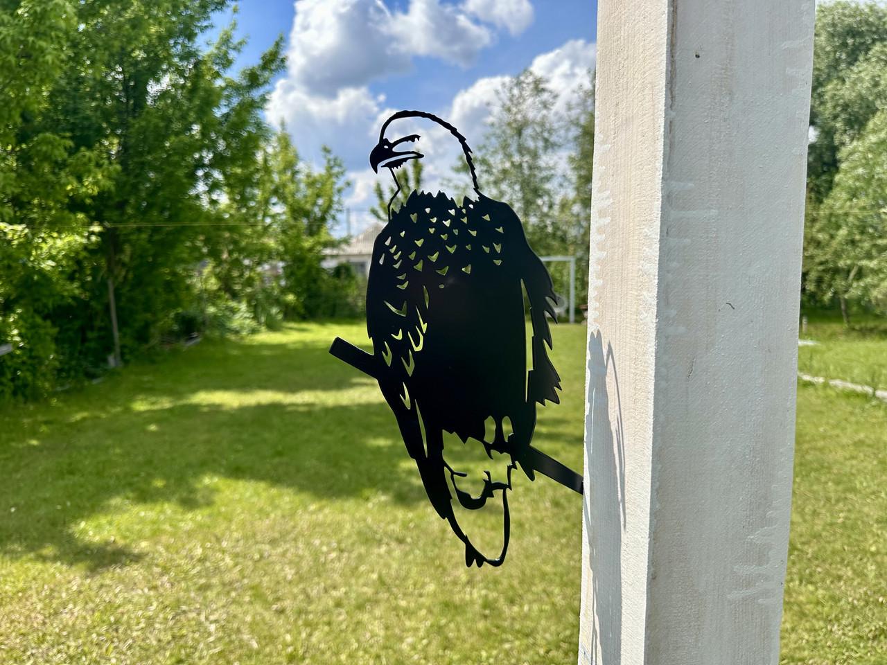 Садовая фигура Орел металлический для альтинки/террасы (DCR030) - фото 2