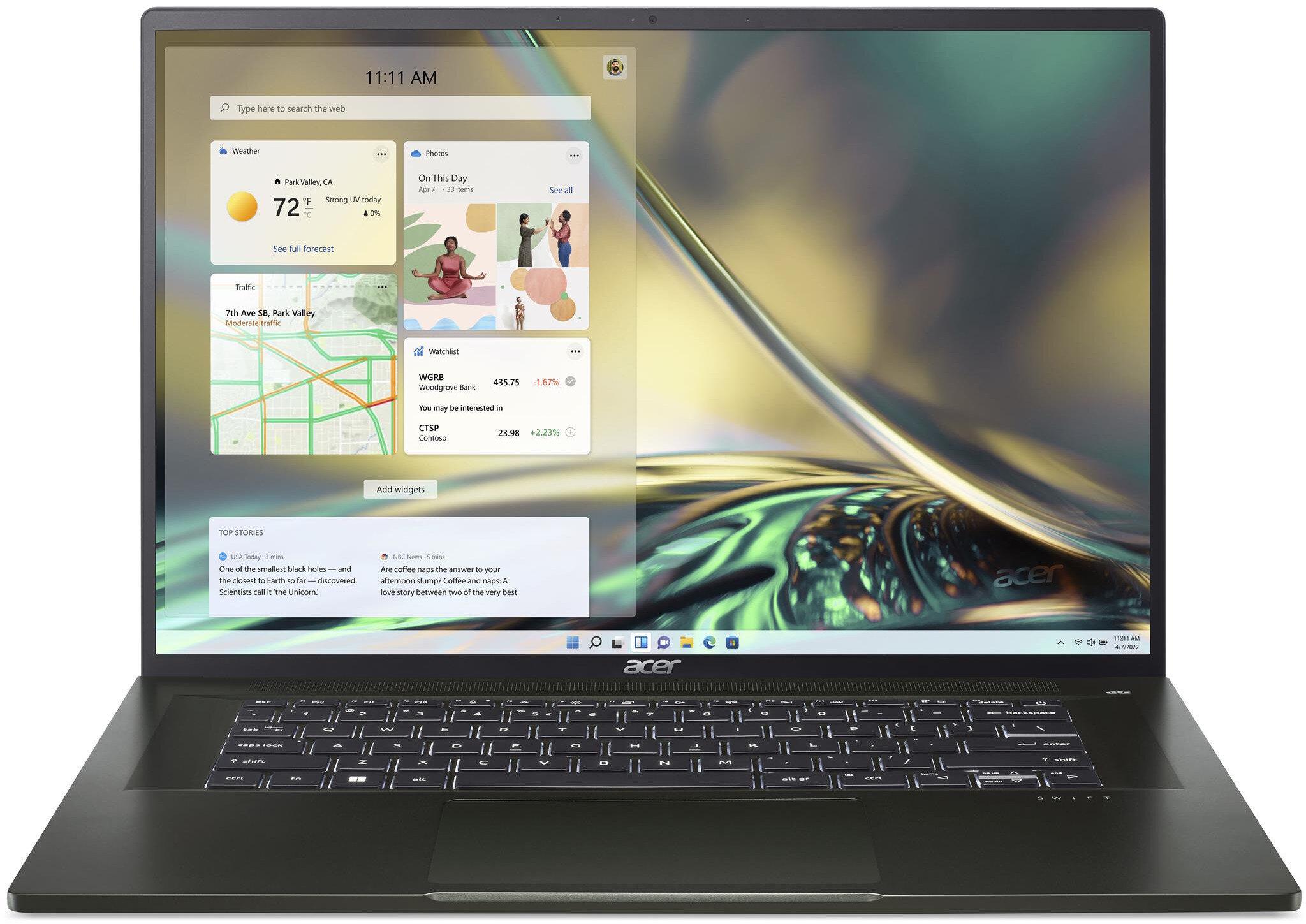 Ноутбук Acer Swift Edge SFA16-41-R7N9 16" Oled R5-6600U RAM 512 Gb SSD Windows 11 Home 16 Gb (NXKAAEP003)