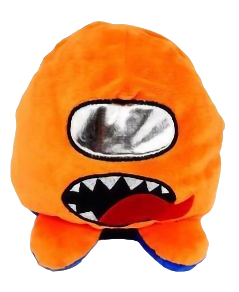 Мягкая игрушка Копица Among US 2 1/3 Вывернушка 15х12 см Оранжево-синий (00006-06)