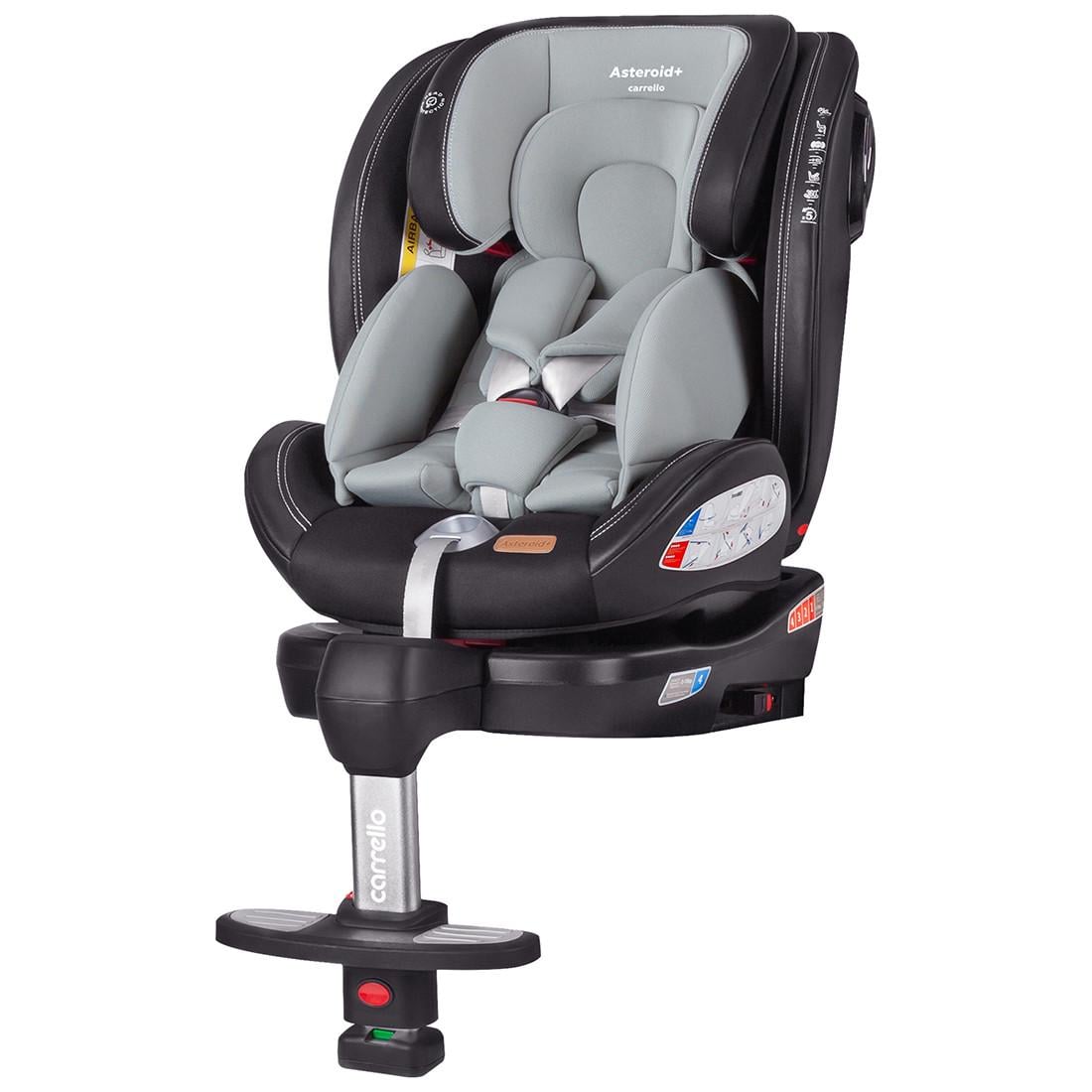 Автокресло Carrello Asteroid+ CRL-15801 Marble Grey 0+1/2/3 ISOFIX с поворотом и опорной стойкой (1)