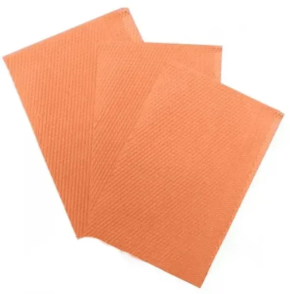 Салфетка-нагрудник медицинская Fortius Pro трехслойная 33х41 см 50 шт./пач. Персиковый (2538726178)