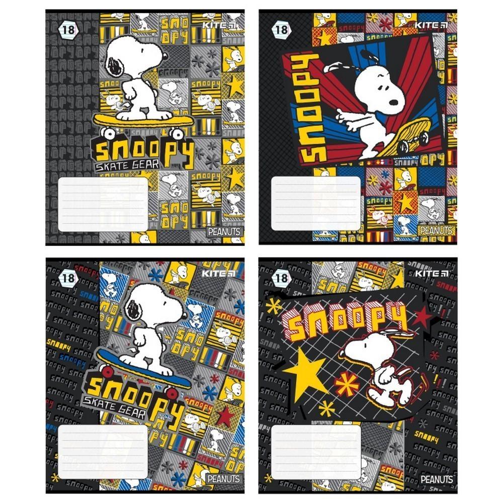 Комплект шкільних зошитів KITE Snoopy 20 шт. (SN21-237_20pcs) - фото 1