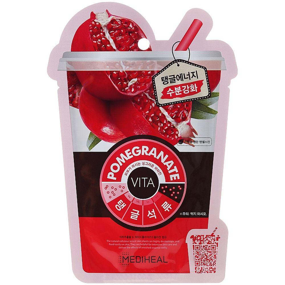 Маска увлажняющая для лица Mediheal Pomegranate Ade Mask Гранат 20 мл (8809615055700)