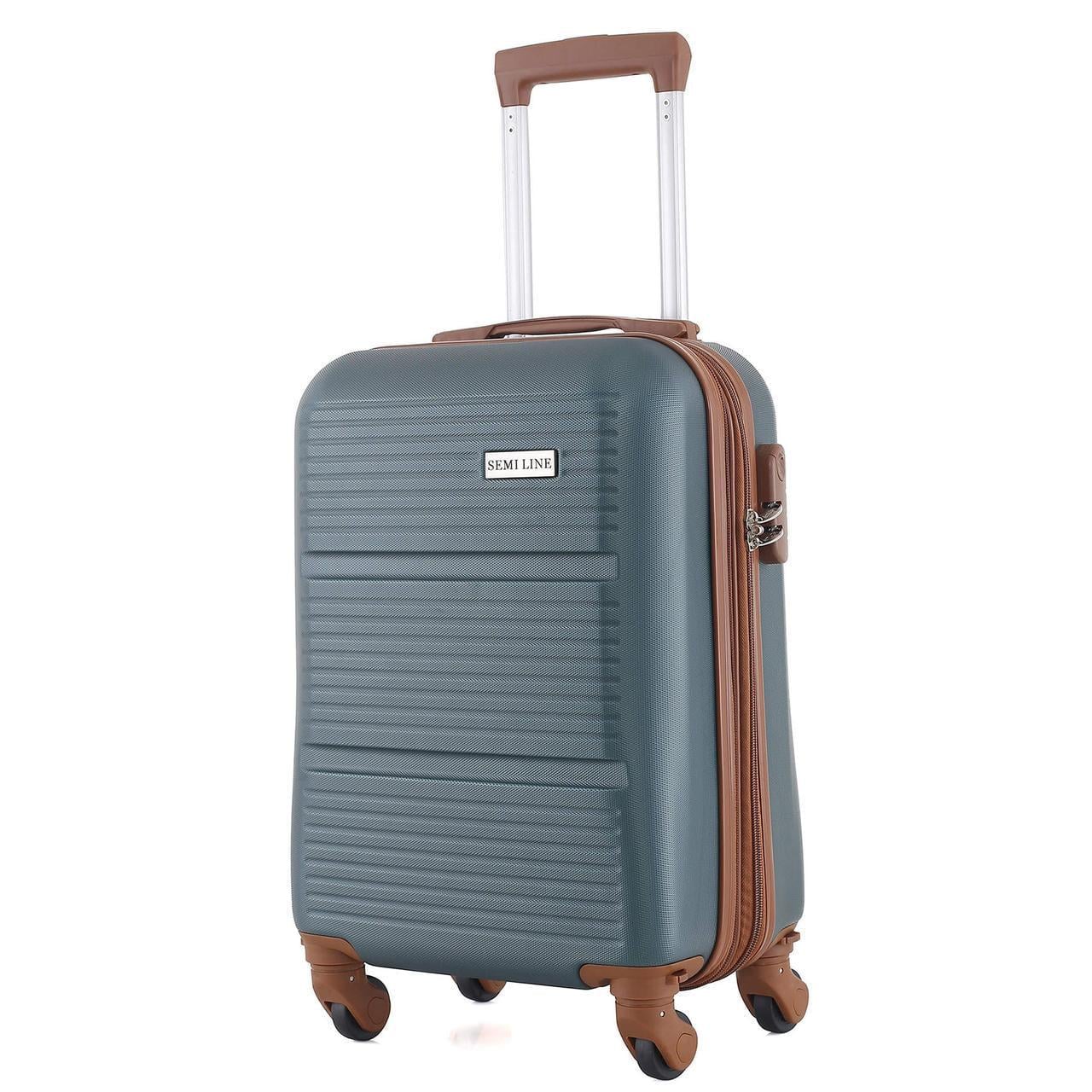 Чемодан SEMI LINE 20" S Petrol (T5713-1)