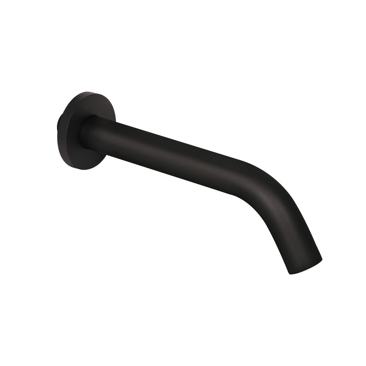 Излив для систем скрытого монтажа Qtap Vytok округлый 200 мм Black Matt (QTVYT246BLM45931)