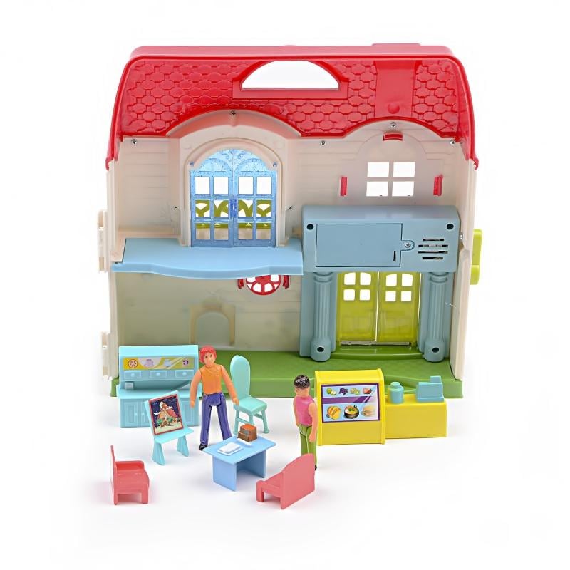 Игровой набор Кукольный домик с мебелью и фигурками (IM435)