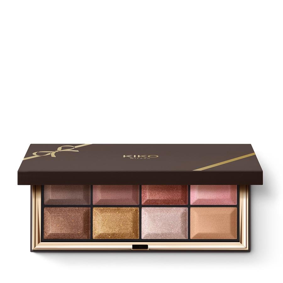 Палетка теней Sweet Affaires Guilty Pleasure Eyeshadow Palette KIko Milano 01/8 оттенков/матовые/металлик