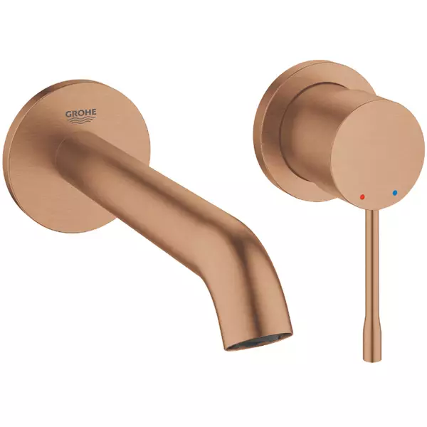 Смеситель скрытого монтажа для раковины Grohe Essence New 29192DL1 Теплый закат Брашированное розовое золото (548030)
