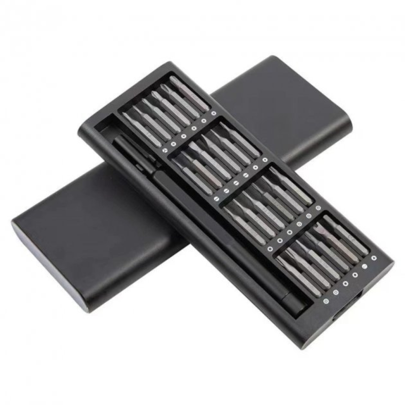 Набор отверток в мини-чехле магнитные Биты Phillips Torx Hex Precision DIY 25в1 (6024)