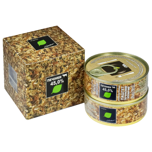 Паштет Zdorovo печеночный говяжий 2х100 г (4820184610781)