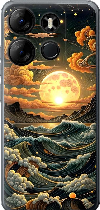 Чохол на Tecno Spark Go 2023 BF7 Арт хвилі (6332u-2952-42517)