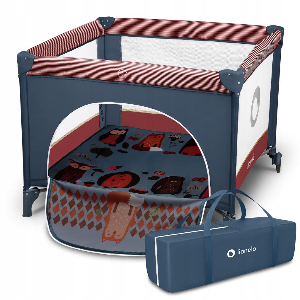 Манеж Lionelo Sofie Blue Cobalt Red - фото 2