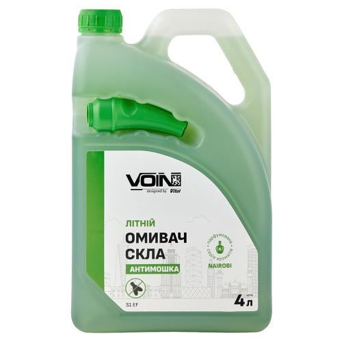 Омыватель стекла летний Voin 4 л антимошка