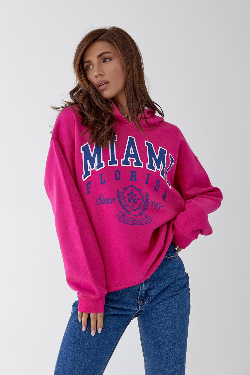 Худі тепле "Miami" L Фуксія (9443062)