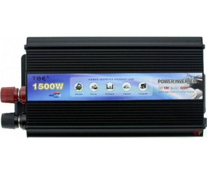 Інвертор автомобільний 1500 W 12 V-220 V (1641616060)