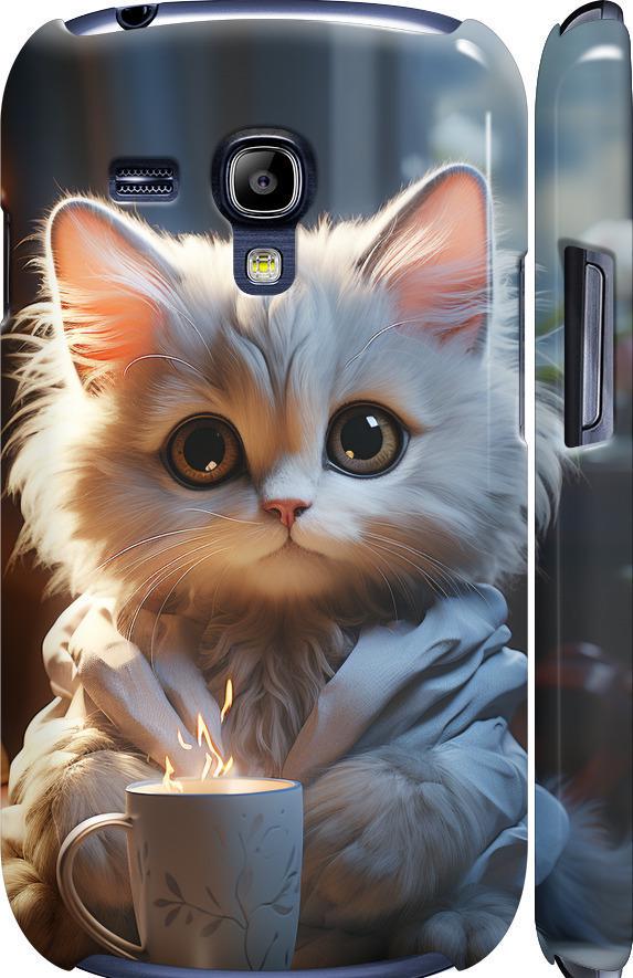 Чехол на Samsung Galaxy S3 mini White cat (5646c-31-42517)