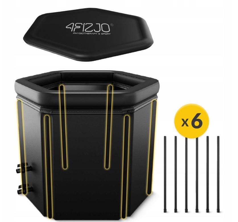 Басейн каркасний для крижаної ванни з кулером-рефрижератором 75х75 см 320 л (id_1165) - фото 7