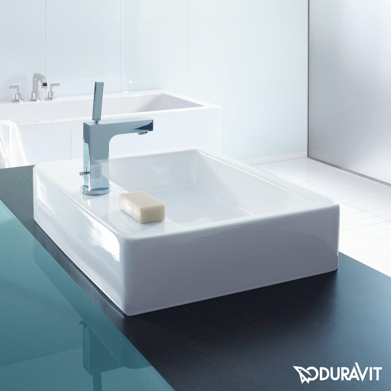 Умывальник накладной DURAVIT Vero 0452600000 595x465x175 мм Белый (112969) - фото 2