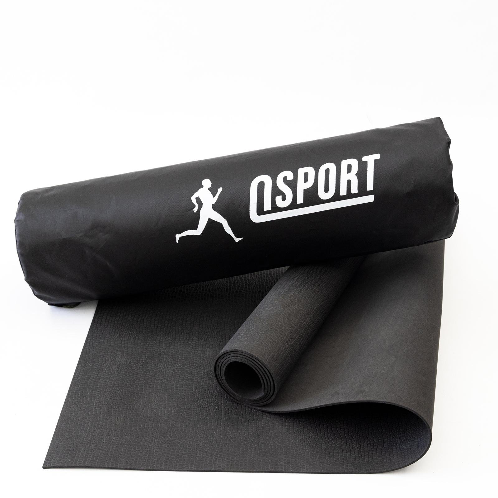 Килимок для йоги OSPORT OF-0089 Yoga Pro 3 мм Чорний
