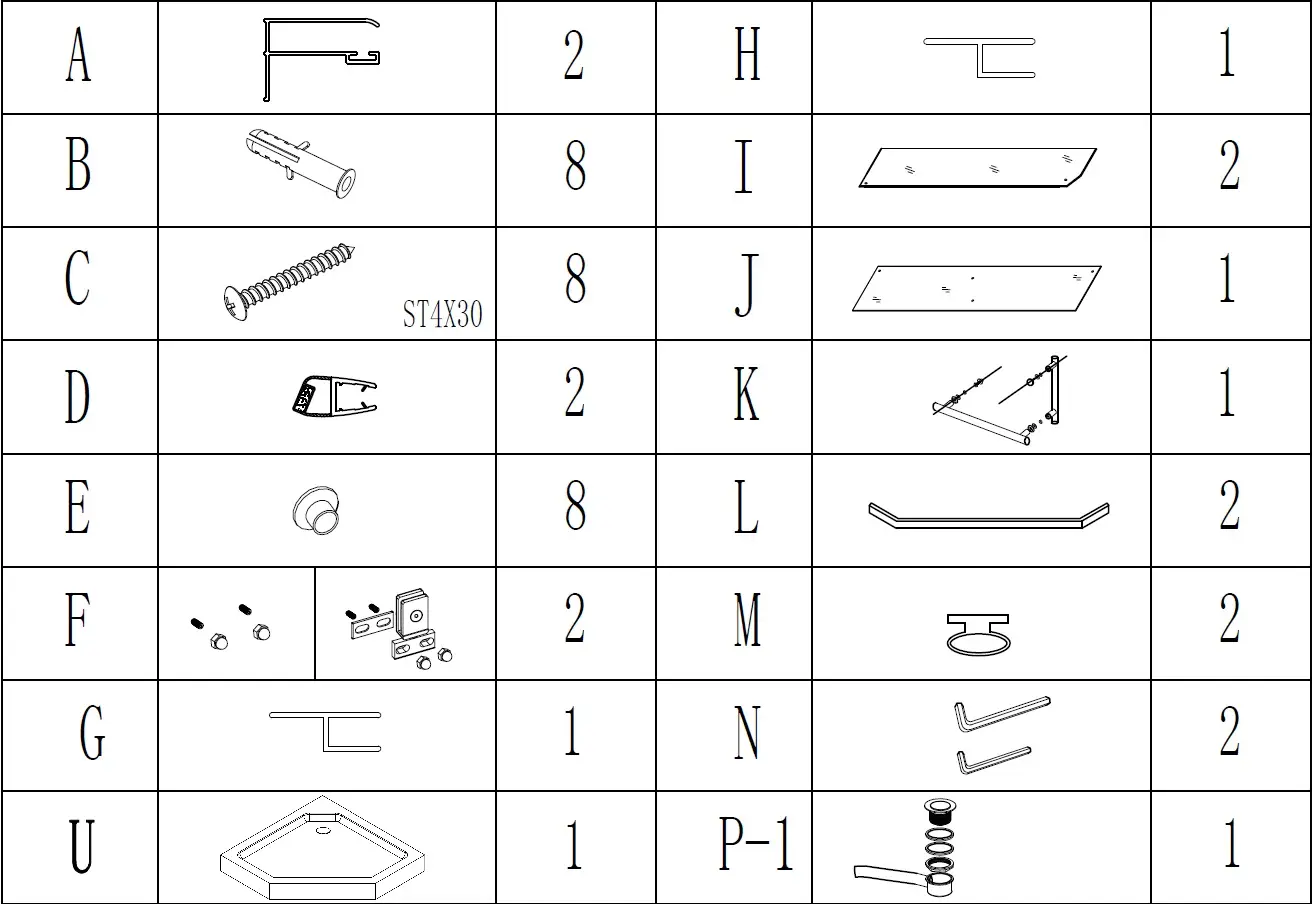 Душова кабіна MIXXUS LINES SCT01-90x90x198-TR п'ятикутна/з підонном/скло 6 мм 90x90 см Хром (OL-MI6913) - фото 14
