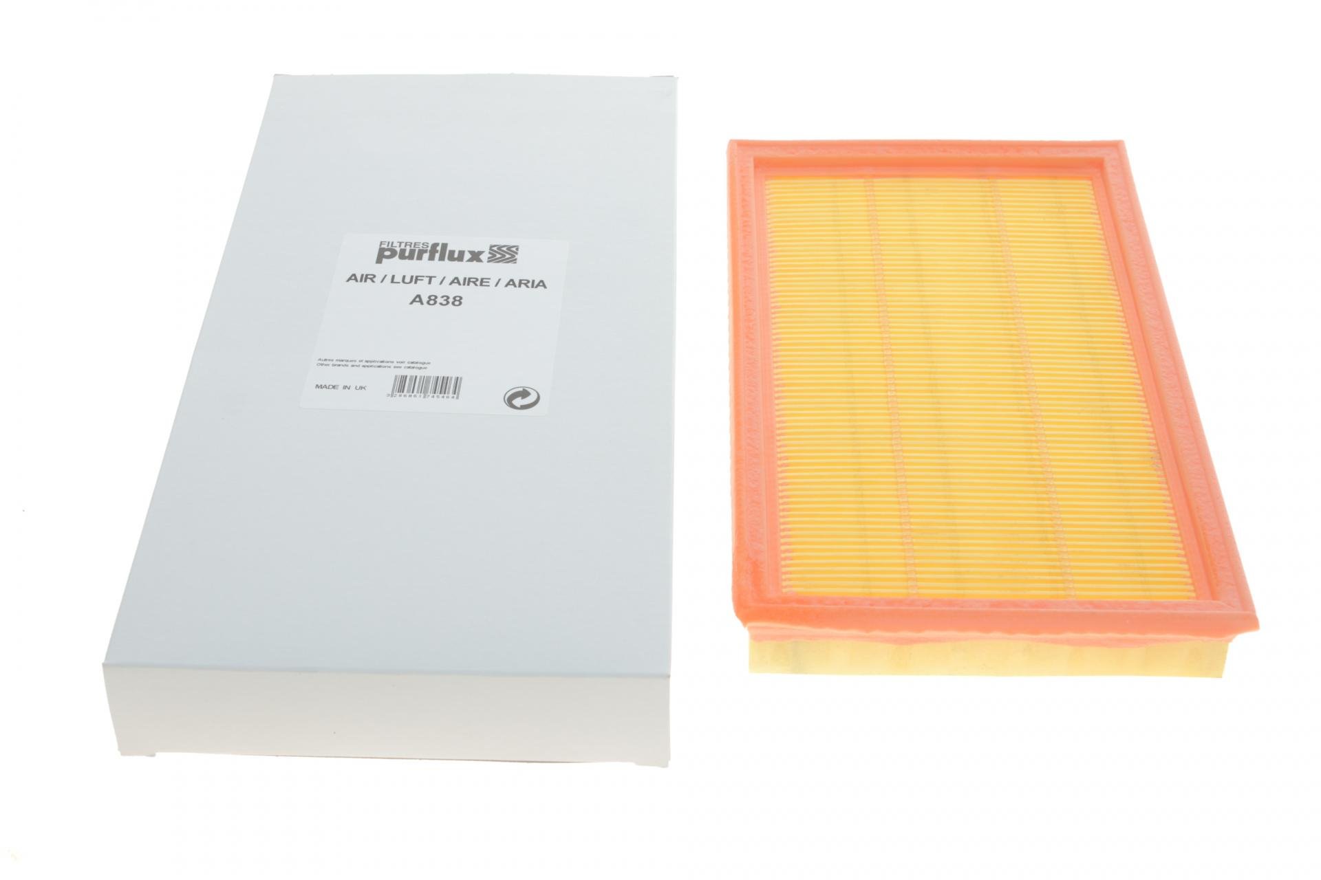 Фільтр повітряний PURFLUX для Subaru Forester/Impreza 95-05- (A838)