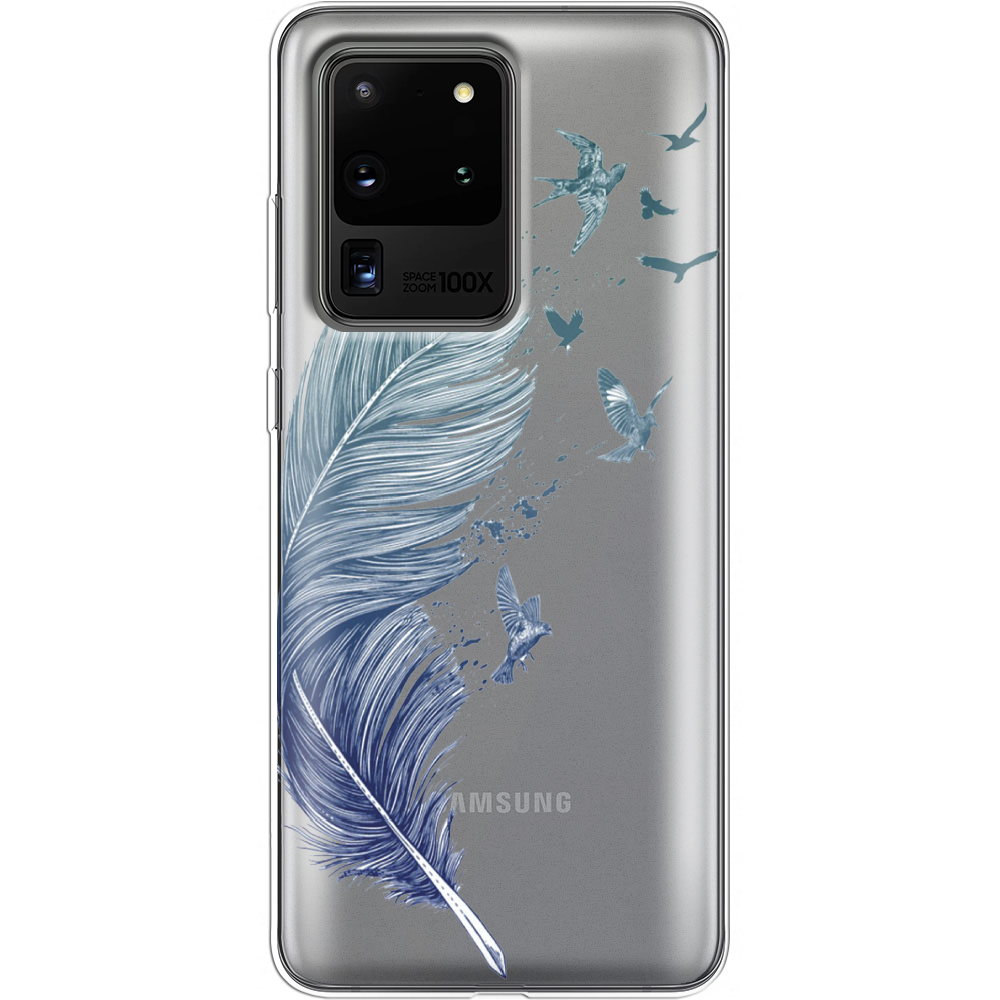 Чохол Boxface Samsung G988 Galaxy S20 Ultra Feather Прозорий силікон (38878-cc38-38878)