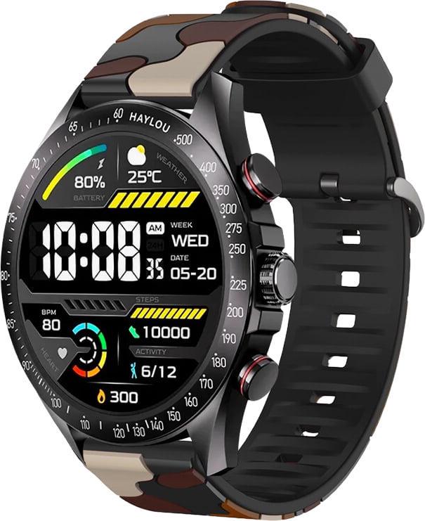 Ремешок Tactic Camouflage для Haylou Solar Pro LS18 Khaki (40878-17)