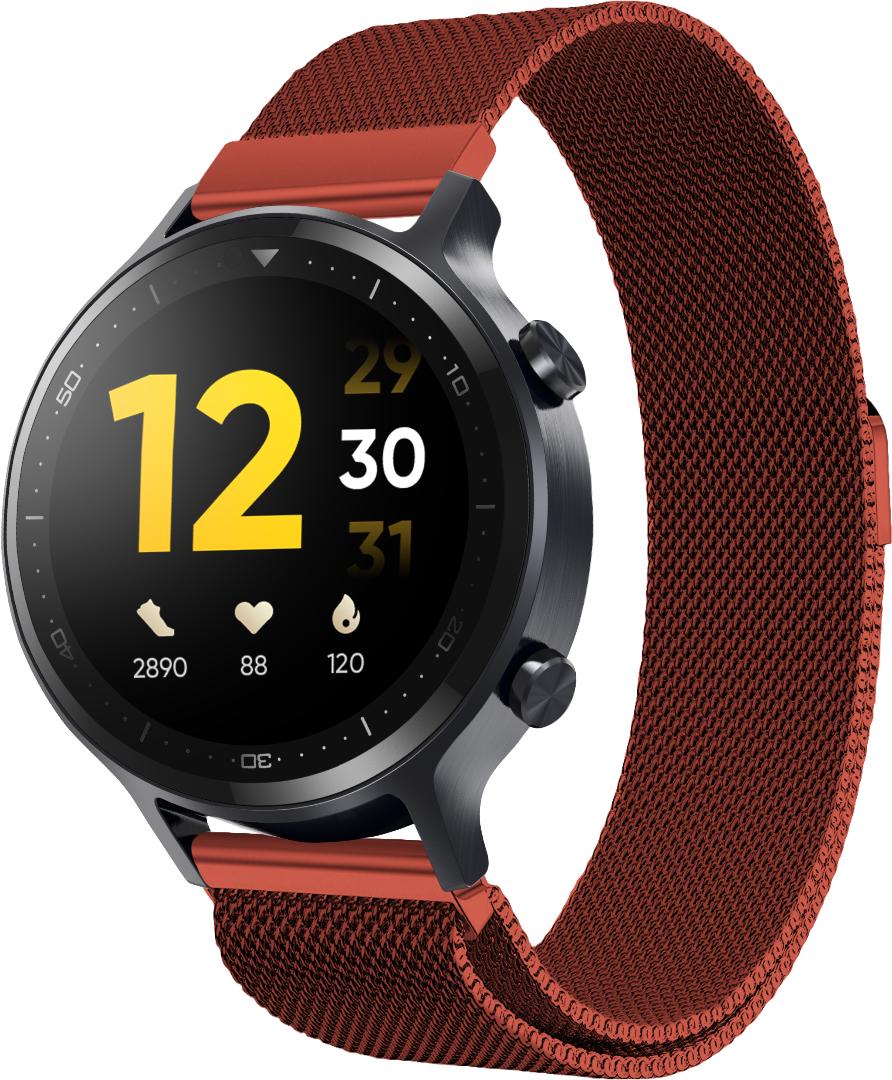 Ремешок Миланская Петля Milano Realme Watch S Red (22625) Ремешок Миланская Петля Milano Realme Watch S Red (22625)