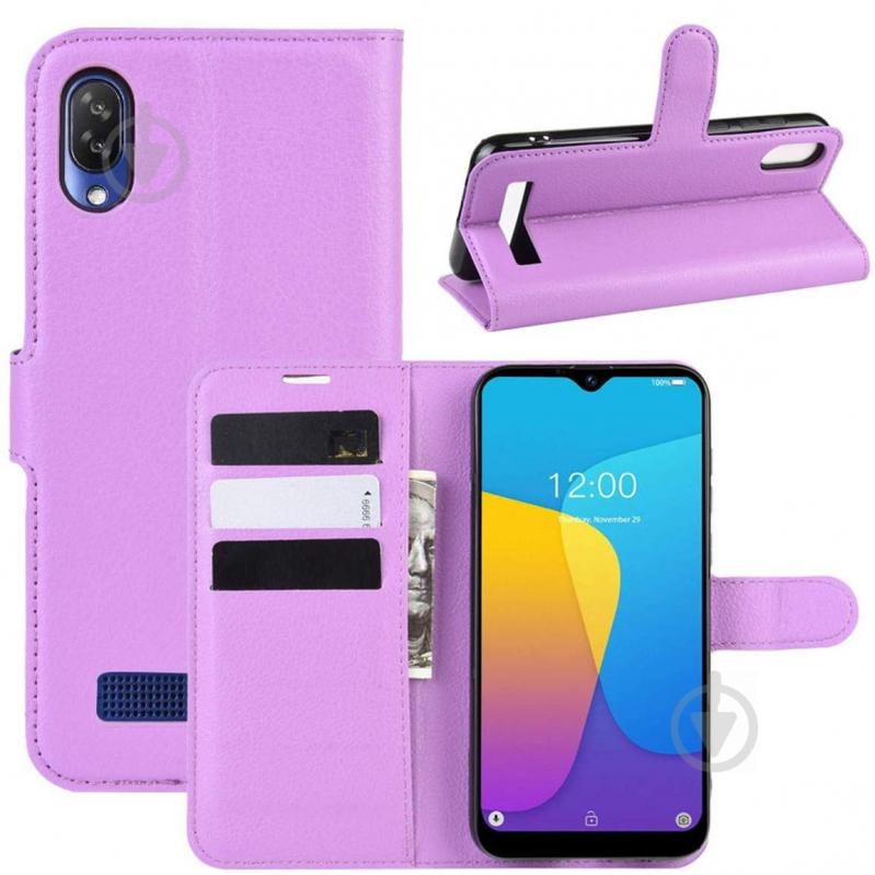 Чехол-книжка Litchie Wallet для Doogee Y8C Violet (hub_IeDS63340) - фото 2