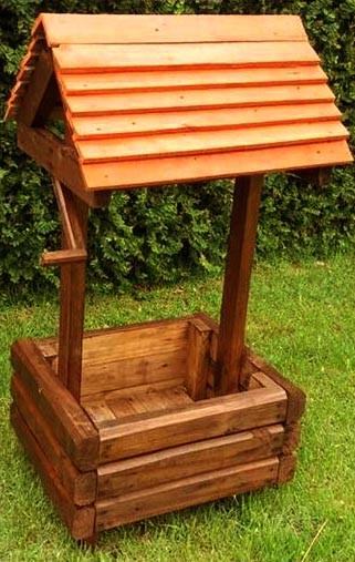 Криниця декоративна із дерева Саксакал Мускат/Каррі (КОС-00210703)