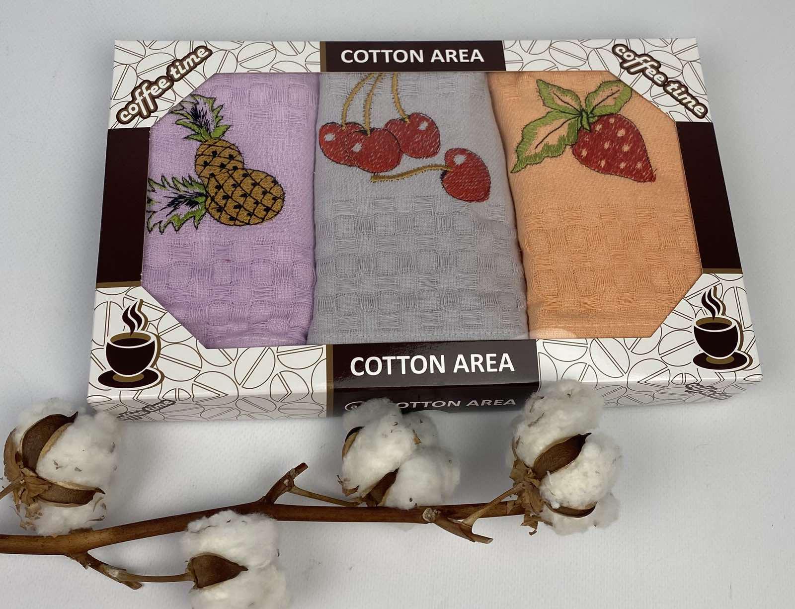 Набор вафельных полотенец Meteor Fresh Fruits 2 3 шт. (CN22962)