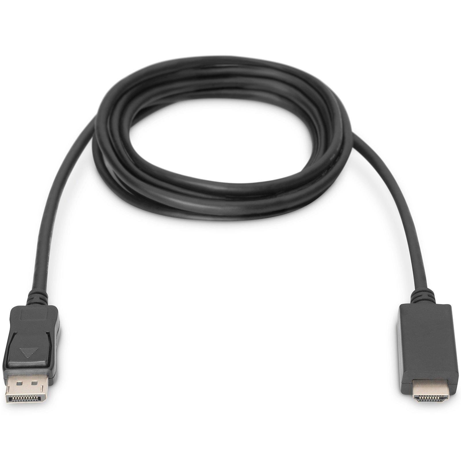 Кабель Digitus DisplayPort - HDMI 2 м Черный (AK-340303-020-S)
