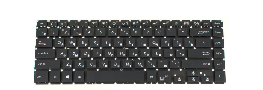 Клавиатура для ноутбука Asus PRO434 PRO434UA матовая (0KNX0-4120RU00)