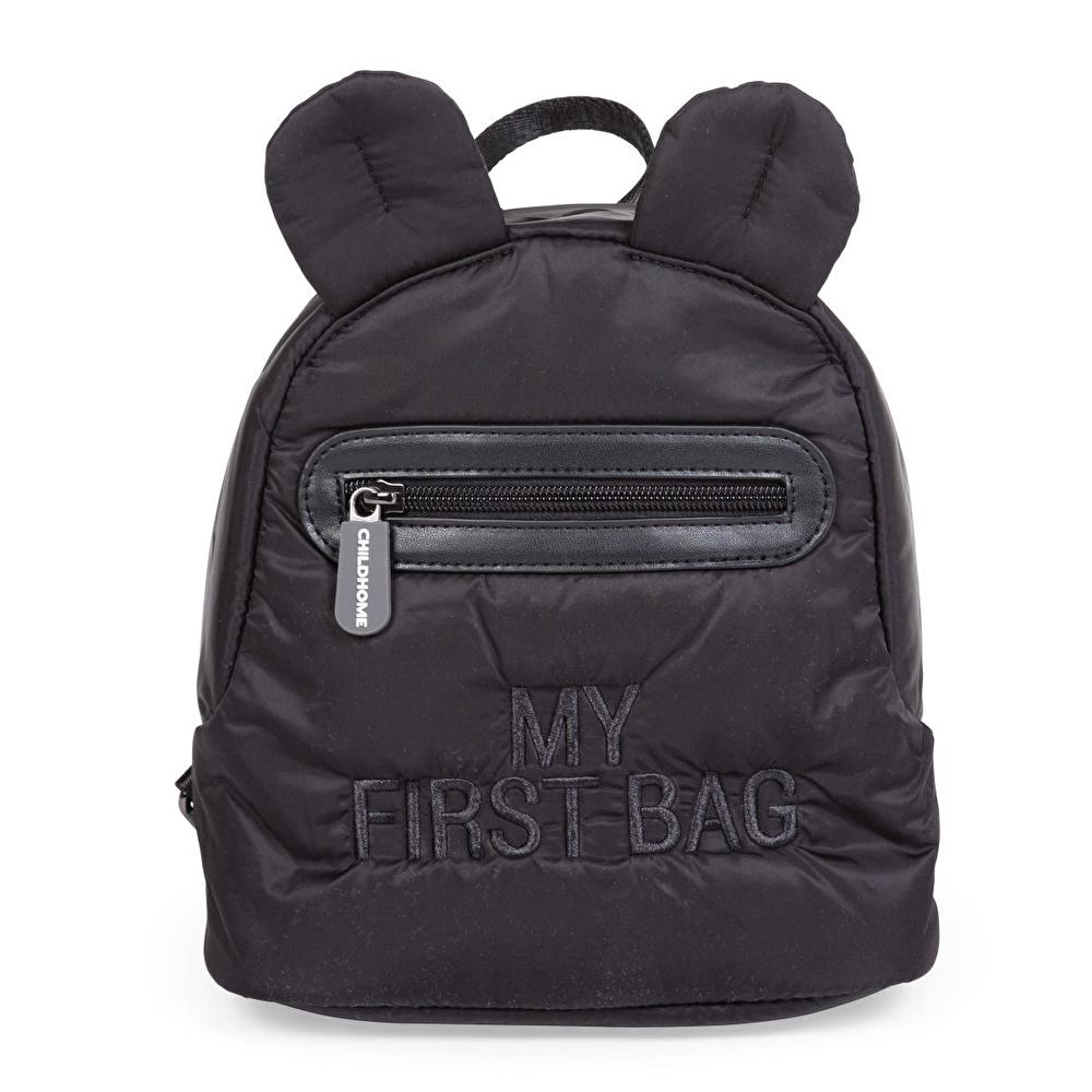 Рюкзак детский Childhome My first bag Puffered Black (CWKIDBPBL)