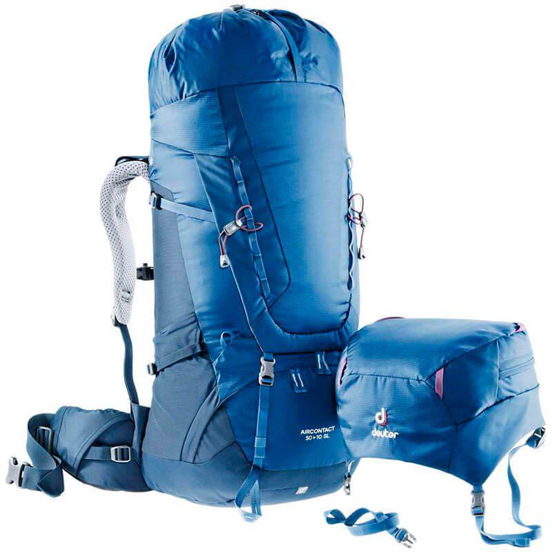 Рюкзак туристический Deuter Aircontact 45+10 л Midnight/Navy (33201193365) - фото 3