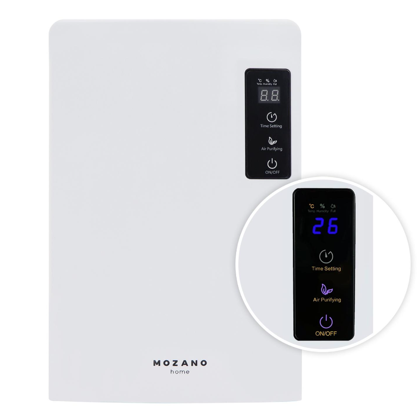 Осушувач повітряний Mozano Dry Pro 90 Вт конденсаційний бак 2 л тиха робота Білий (2326045830) - фото 3