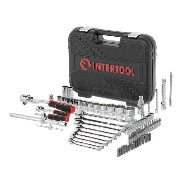 Набір інструментів Intertool storm 1/2 1/4 82 одиниці Cr-V