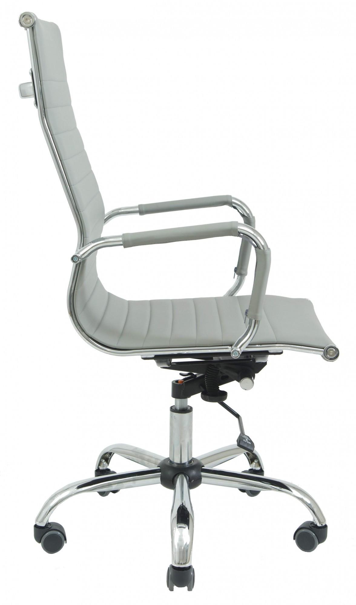Крісло офісне комп'ютерне Bali Хром DeepTilt Сірий - фото 3