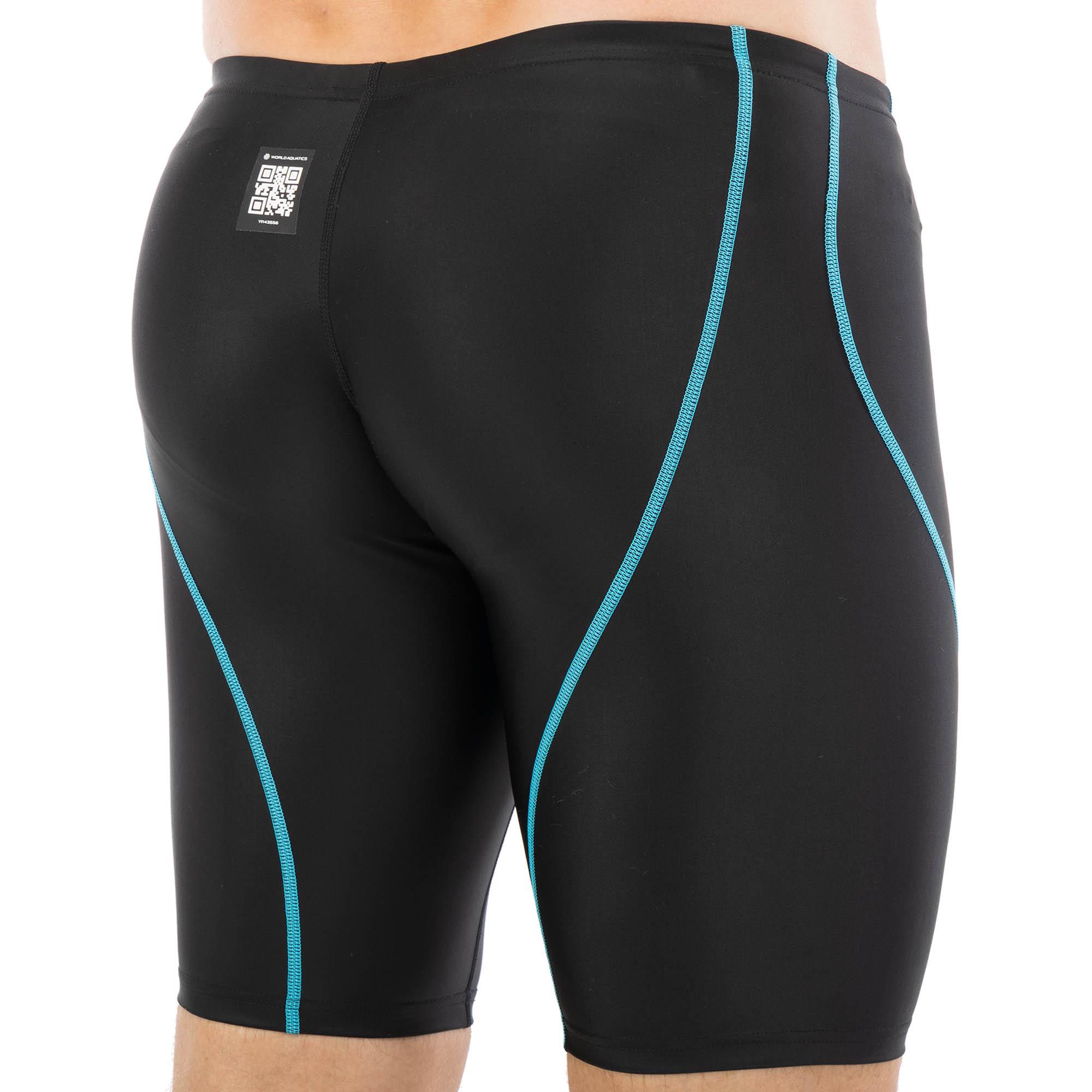 Плавки боксеры мужские для плавания YINGFA 9402-B M Черный/Синий (9402-B_Черный-синий_M_(155-16) - фото 4 Плавки боксеры мужские для плавания YINGFA 9402-B M Черный/Синий (9402-B_Черный-синий_M_(155-16) - фото 4