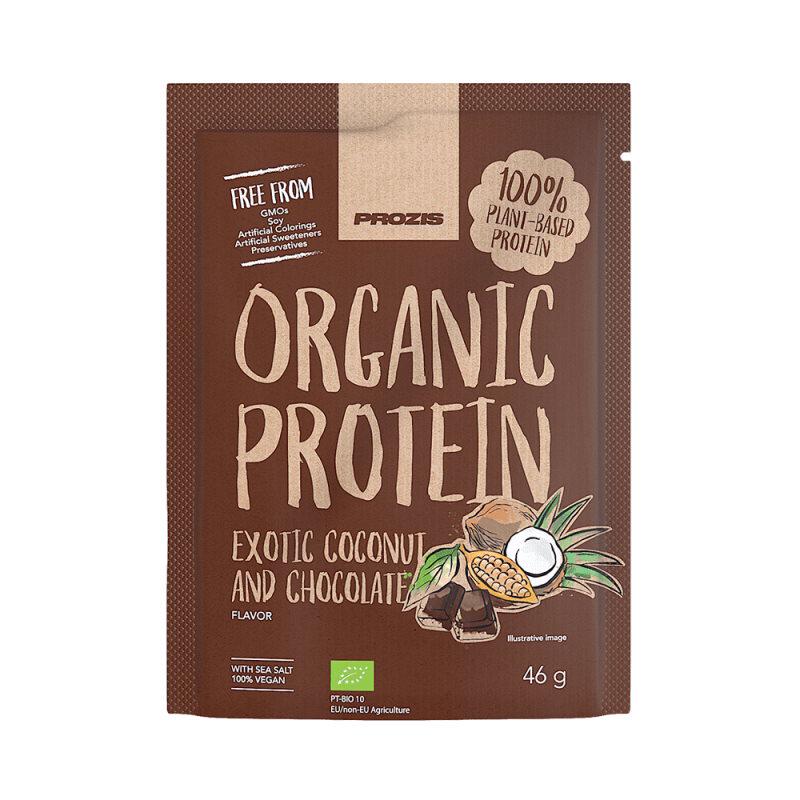 Протеїн Prozis Organic Vegetable 46 г Кокос-шоколад (4650V8375)