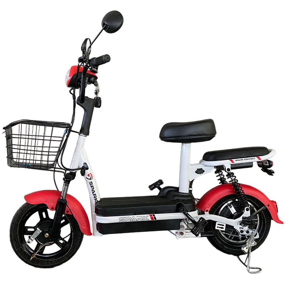 Електровелосипед Spark Compact 14" 48V 400W 12 Ah Червоний (6936116100189) - фото 2