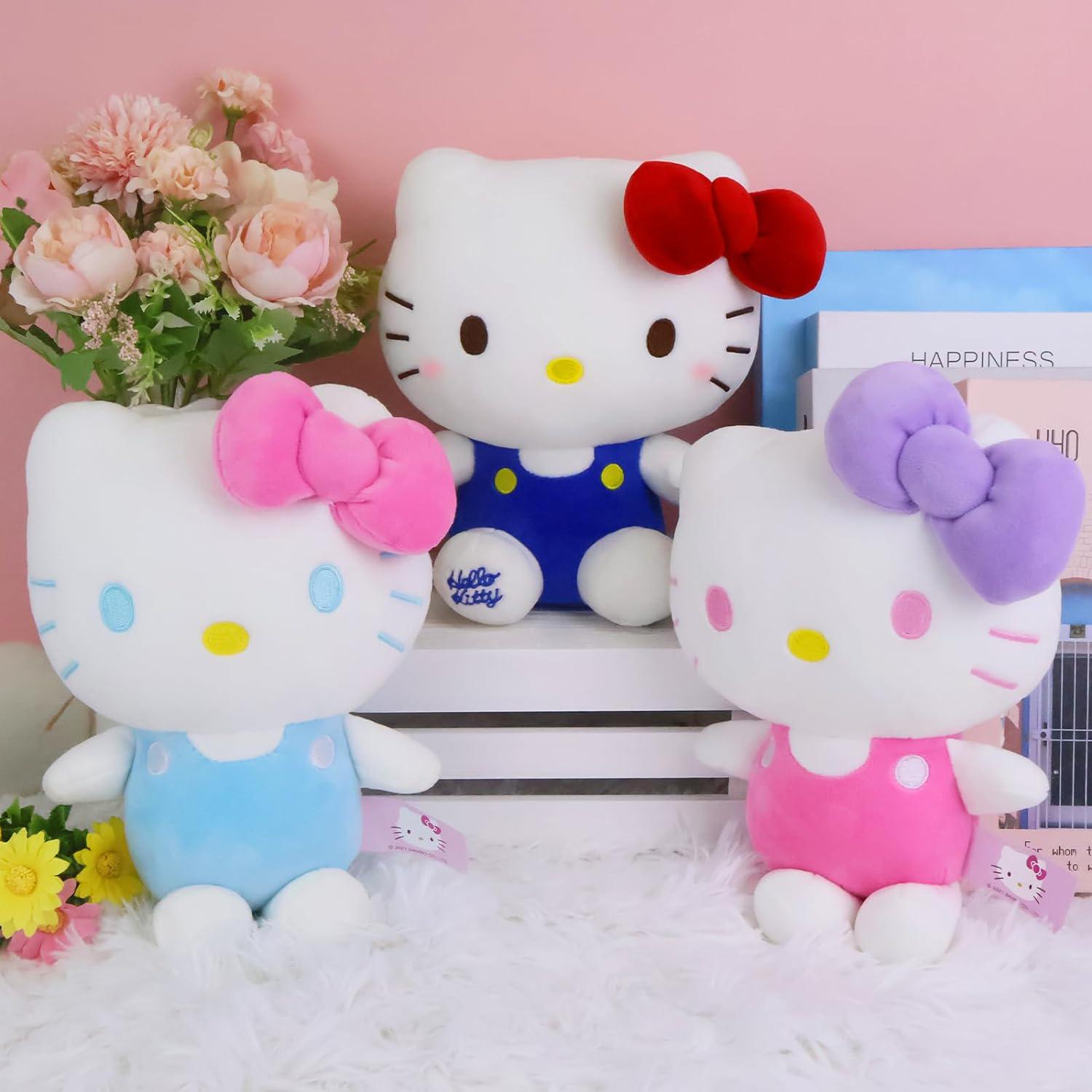 Мягкая игрушка Hello Kitty Sitting 22 см Blue/Red - фото 6 Мягкая игрушка Hello Kitty Sitting 22 см Blue/Red - фото 6