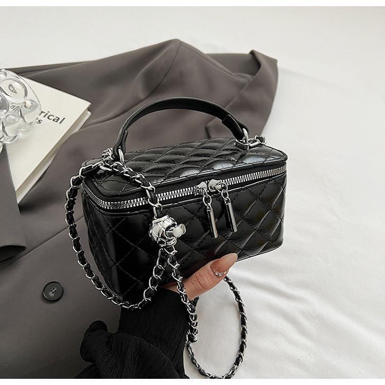 Женская сумка-косметичка Vanity Bag 85053 кросс-боди Черный (27484527)