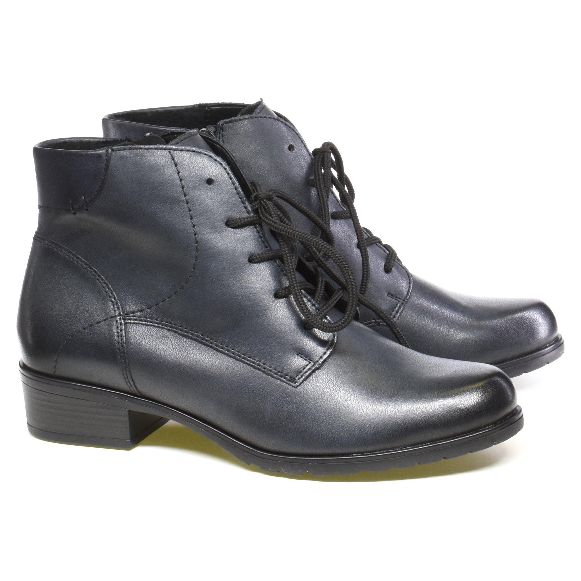 Ботинки осенние женские Remonte р. 37 Темно-синий (056100-37) - фото 4