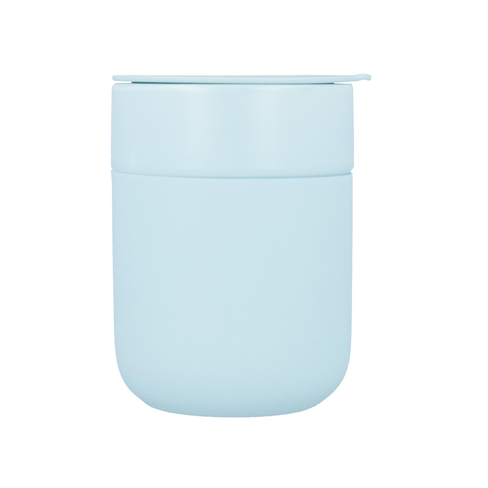 Чашка Cute Travel Mugs 295 мл с крышкой и защитным силиконовым чехлом Light Blue (10771511) - фото 2