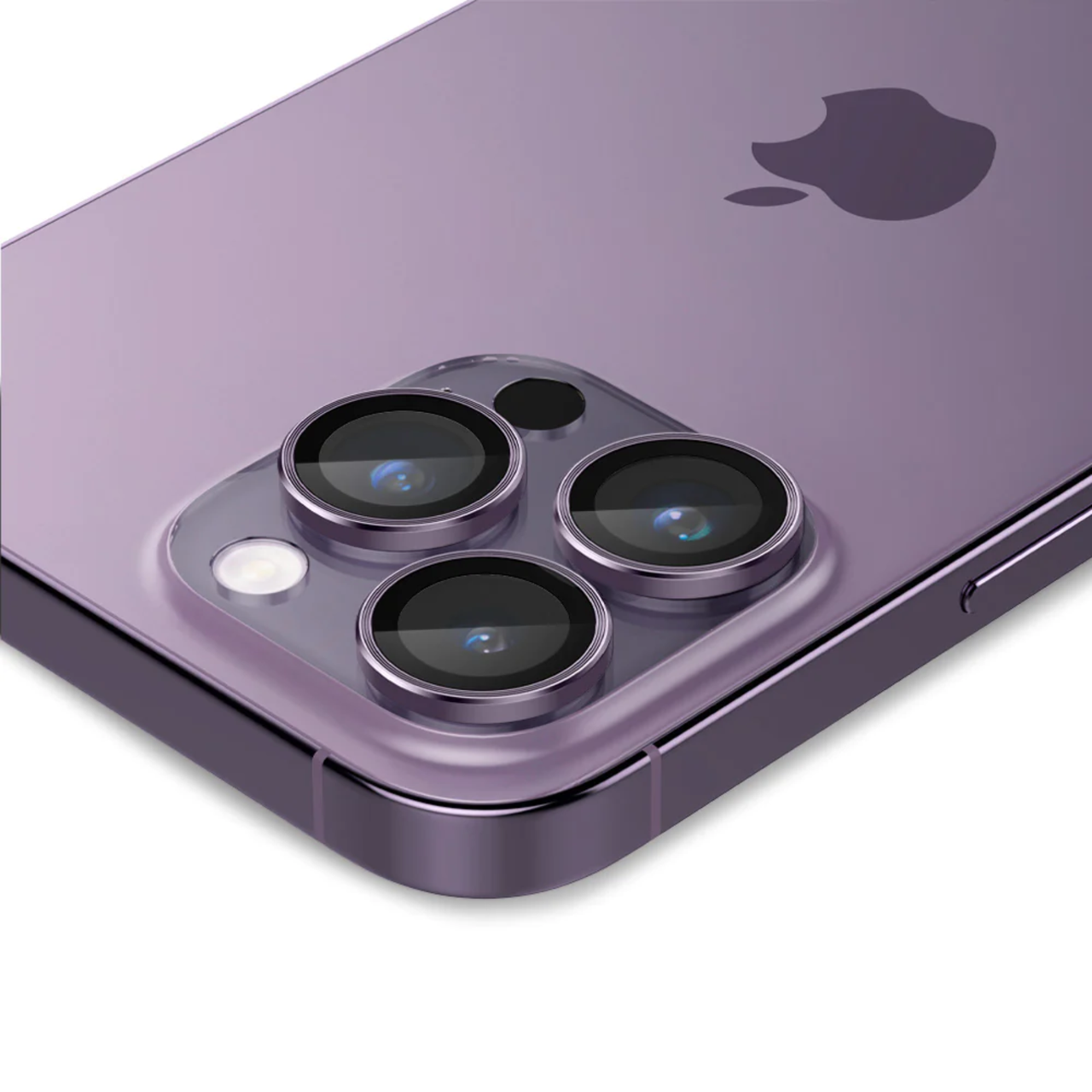 Захисне скло для камери Spigen Optic Pro Glass for Camera iPhone 14 Pro/14 Pro Max Purple (AGL05597) - фото 6