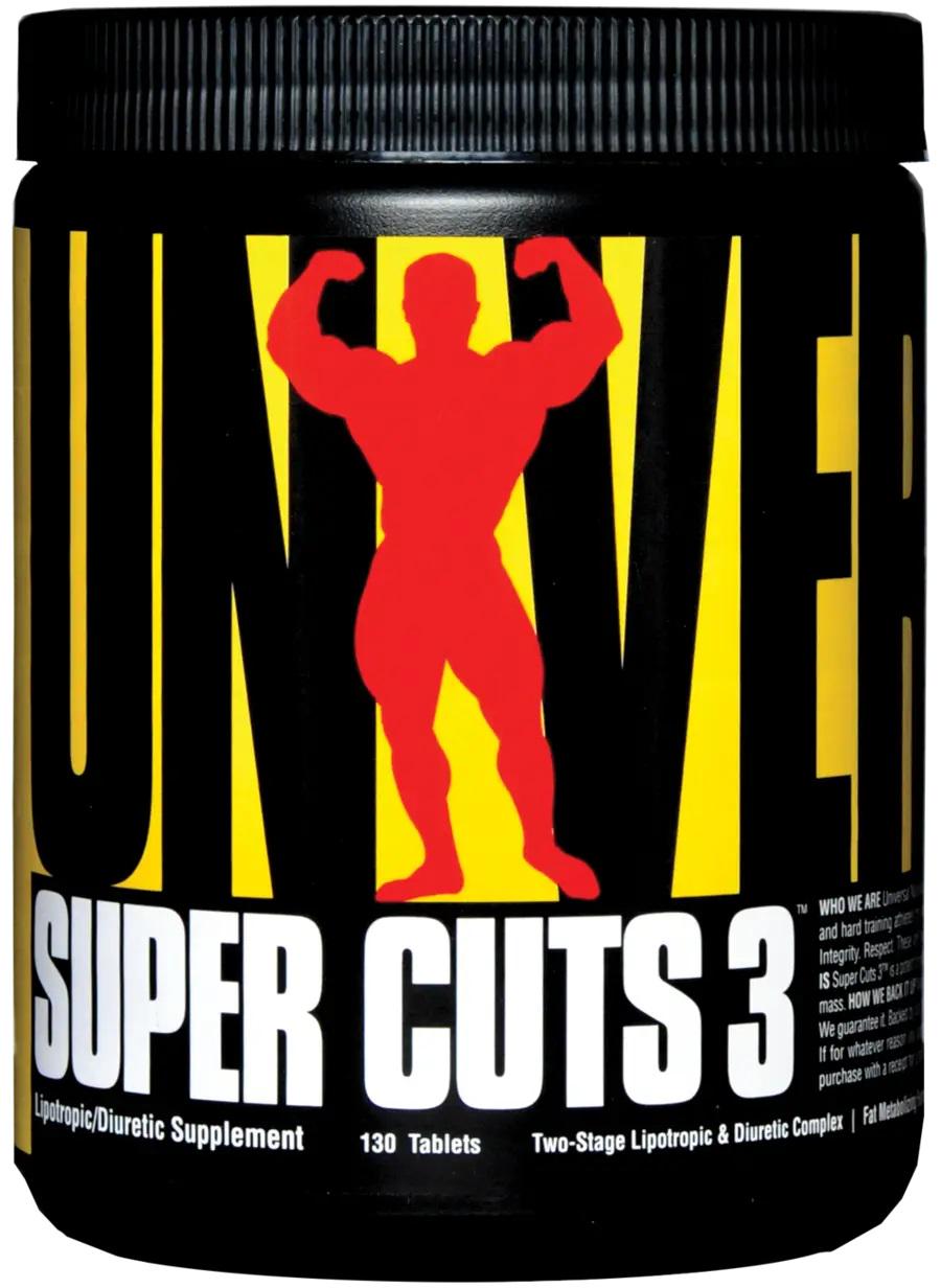 Комплексний жироспалювач Universal Nutrition Super Cuts 3 130 Tabs