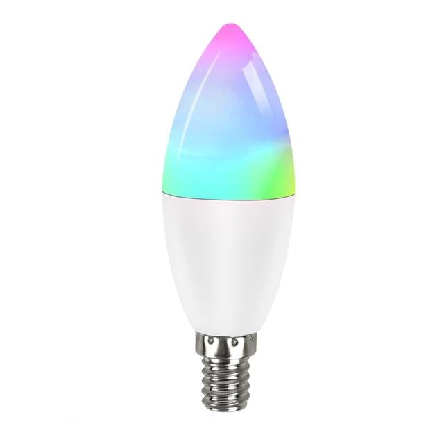 Светодиодная лампа умная E14 9W RGB WiFi (18681737)