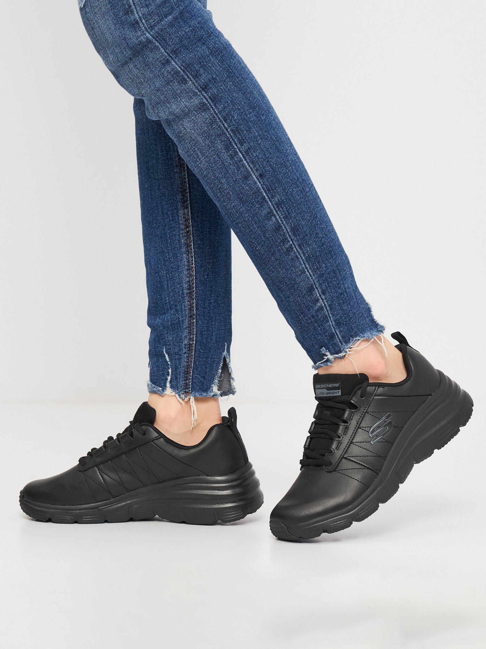 Кросівки жіночі Skechers Fashion Fit-Effortless р. 38 Чорний (SPU149473 BBK 38) - фото 6